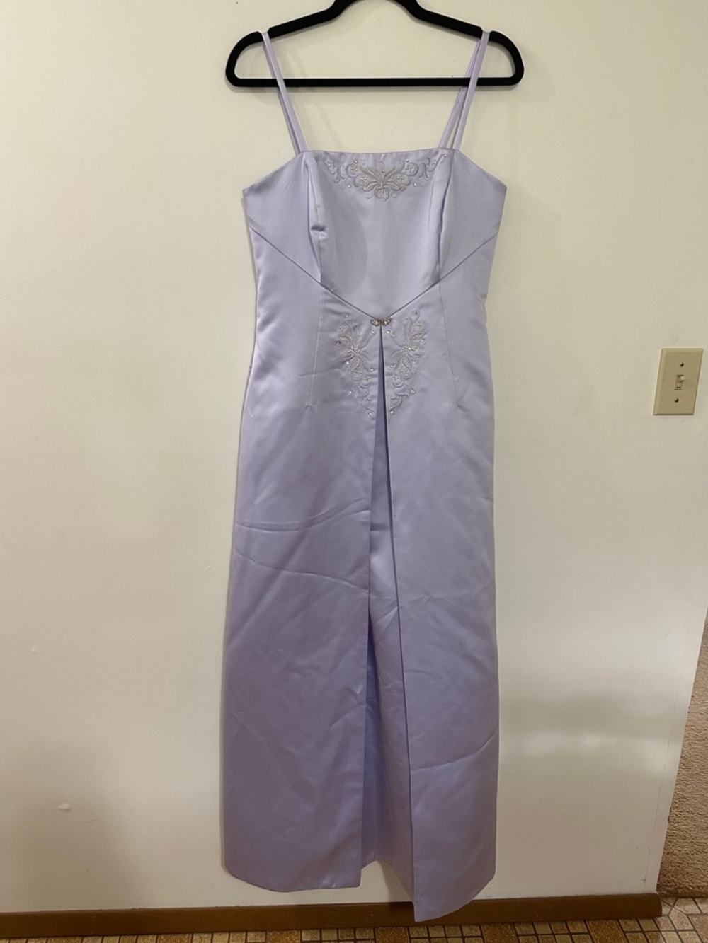 Michaelangelo Retro Y2k Lilac Purple Prom Long Dress Gown Sleeveless Size 10
